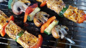 Grilling Kabobs