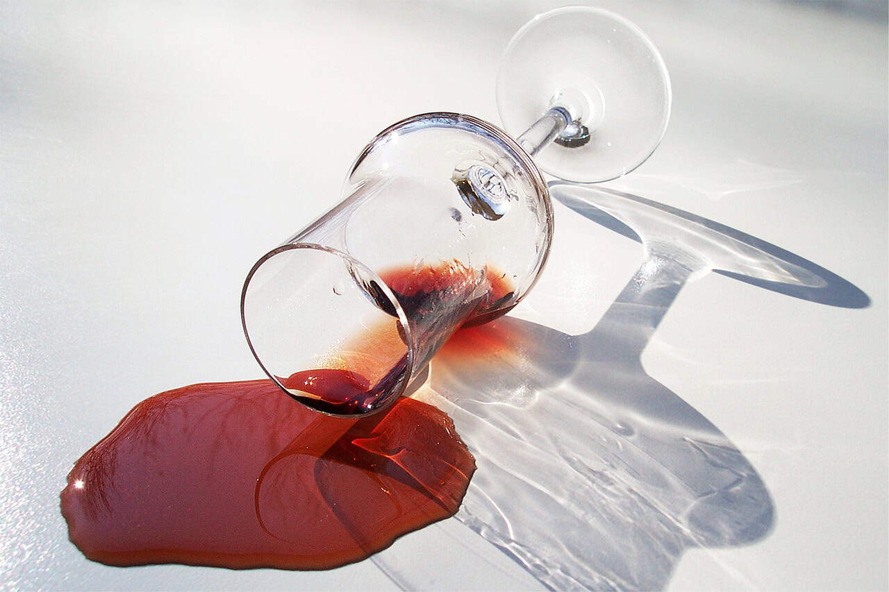red wine spill red wine spill