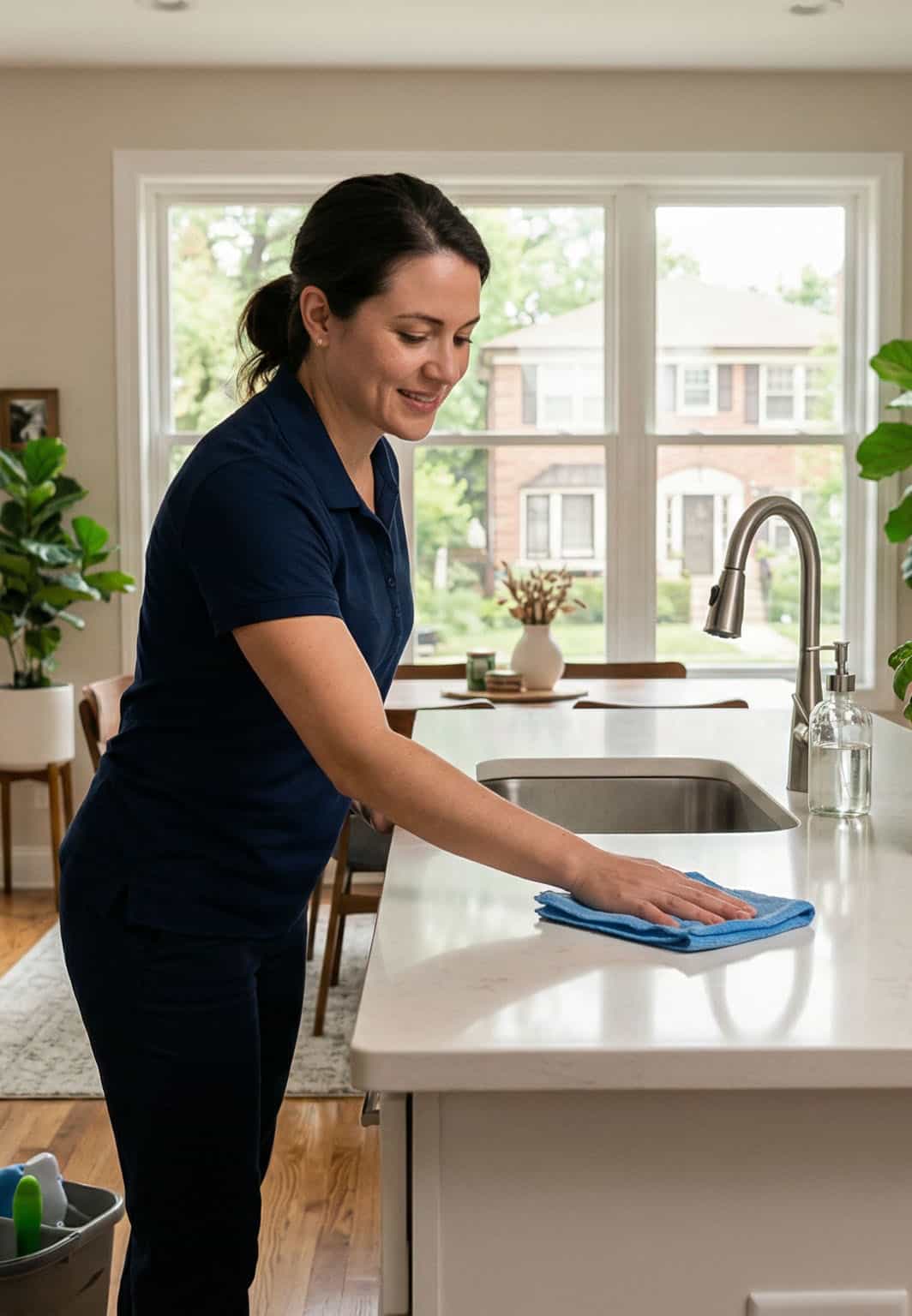 Professional house cleaning service for homes in Chicago suburbs