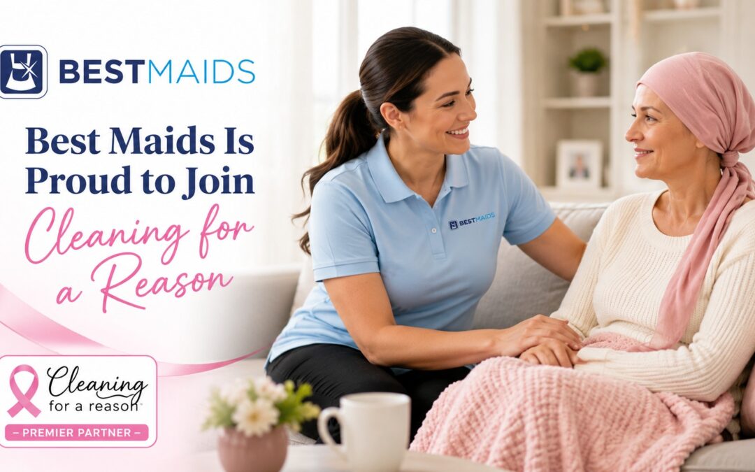 Best Maids cleaner supporting a cancer patient through Cleaning for a Reason in Chicago
